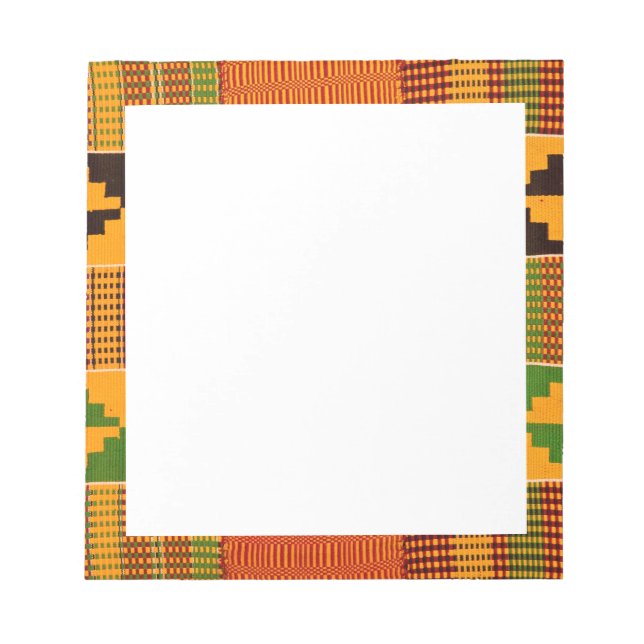 Bloc de notas de impresión africano (Frente)