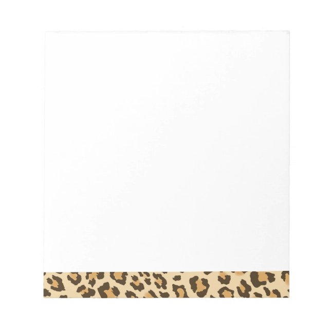 Bloc de notas de impresión Leopard (Frente)