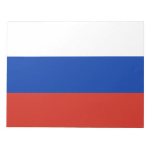 Bloc de notas de la bandera rusa (Rusia)