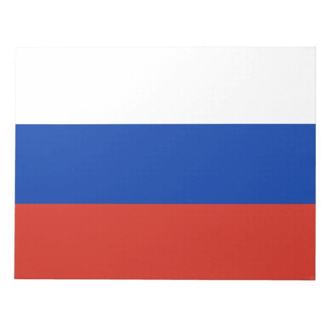 Bloc de notas de la bandera rusa (Rusia) (Frente)