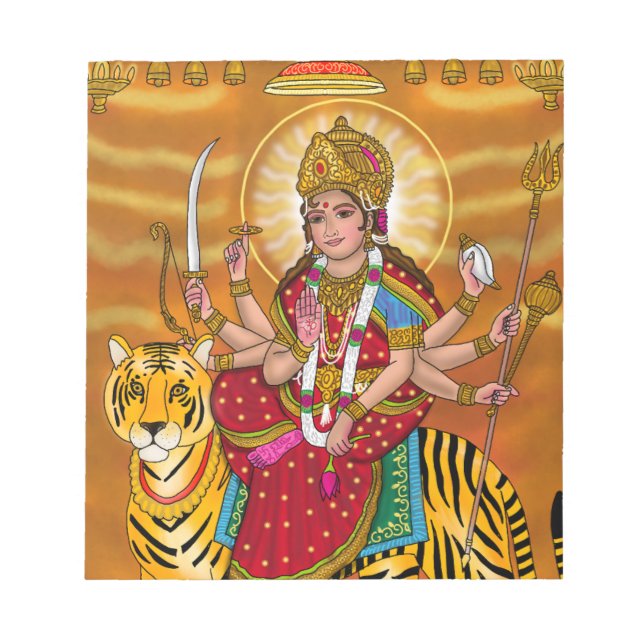 Bloc de notas de la diosa Durga (Frente)