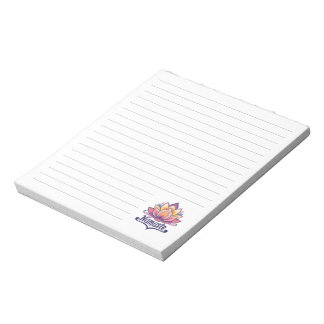 Bloc de notas de la flor de Lotus "Namaste"