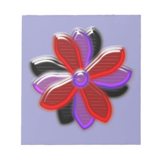 Bloc de notas de la flor del Daisy brillante
