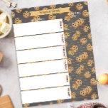 Bloc de notas de la lista de planificación y compr<br><div class="desc">Manténgase organizado de la manera más dulce con este tablero de chocolate con temas de galletas y lista de compras. Con ilustraciones de galletas lúdicas y un formato fácil de usar, este bloc de notas de doble función le ayuda a planificar sus comidas semanales y satisfacer sus necesidades de comestibles...</div>