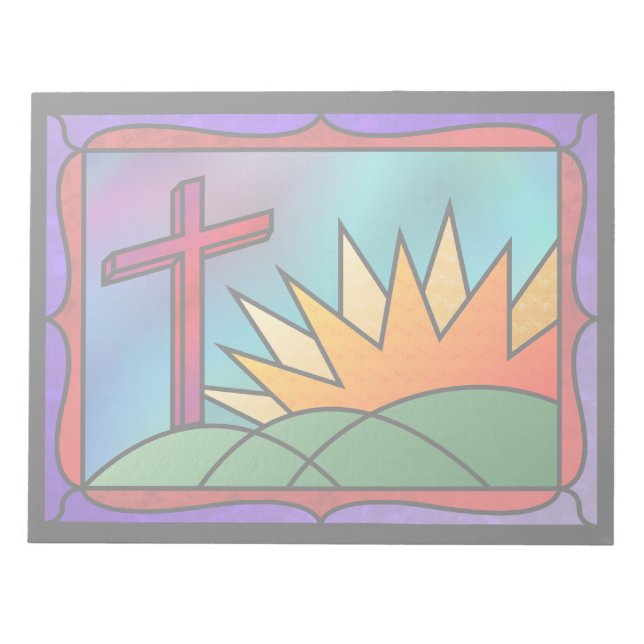 Bloc de notas de la mañana de Pascua (Frente)