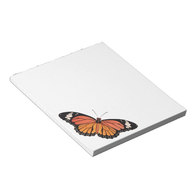 Bloc de notas de la mariposa monarca (Lado Derecho)