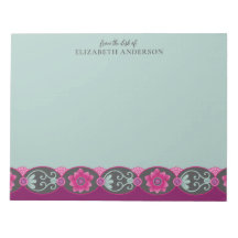 De la mesa de Pretty Teal Floral