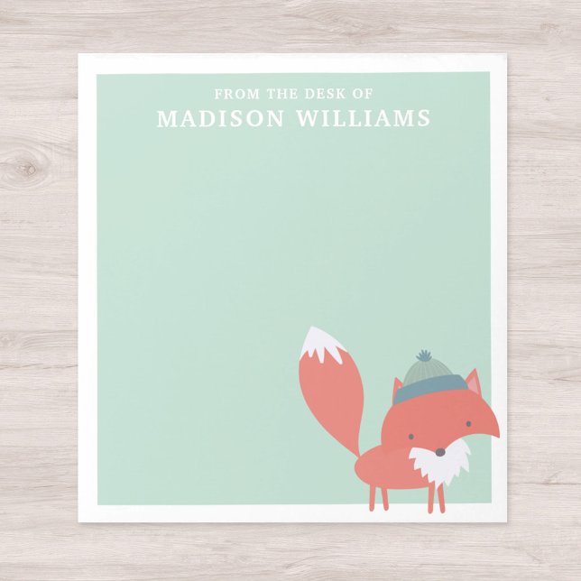 Bloc De Notas De La Oficina De Nombre Winter Fox (Subido por el creador)