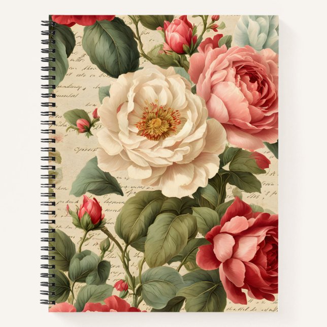 bloc de notas de la página de diario no deseado de (Anverso)