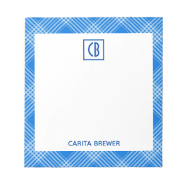 Bloc de notas de la placa azul