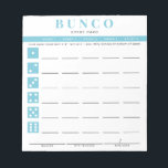 Bloc de notas de la tarjeta de puntuación de Bunco<br><div class="desc">Lleve a cabo tantas cartas de puntuación como sea necesario desde este bloc de notas y optimice su juego Bunco con estas listas para ir y usar fácilmente hojas de puntuación de desgarros y cada jugador puede fácilmente llevar un registro de sus victorias y pérdidas, así como el cómputo de...</div>