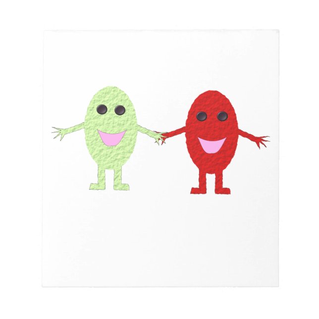 Bloc de notas de las uvas de amistad (Frente)