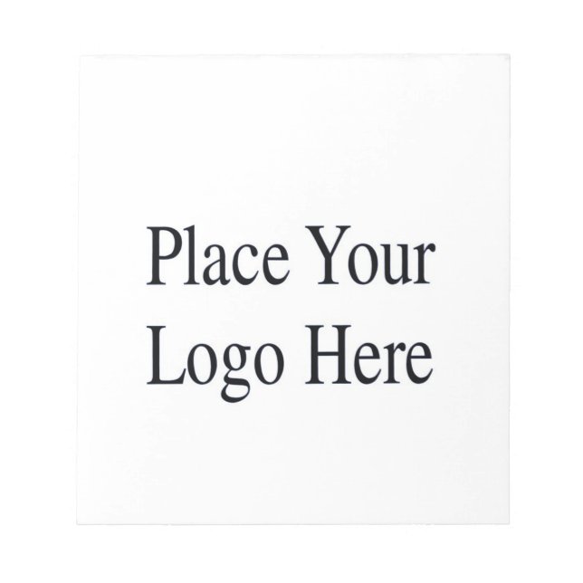 Bloc de notas de logotipo comercial (Frente)