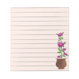 Bloc de notas de maceta