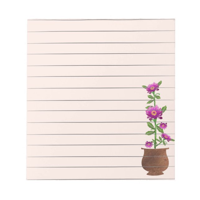 Bloc de notas de maceta (Frente)