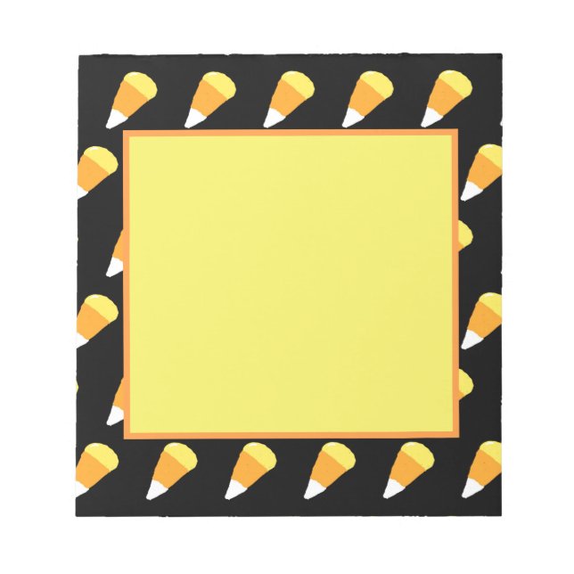 Bloc de notas de maíz dulce (amarillo, Naranja y b (Frente)