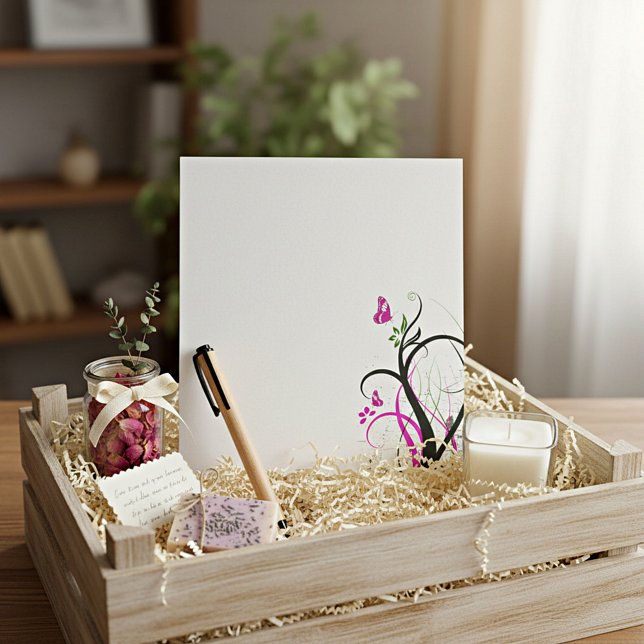 Bloc de notas de mariposa morada (Subido por el creador)