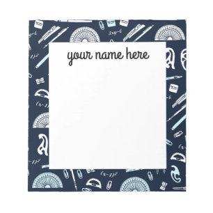 Bloc de notas de matemáticas personalizadas