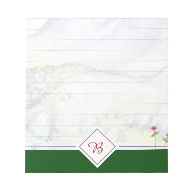 Bloc de notas de montañas (Frente)