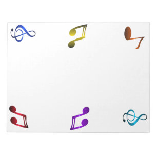 Bloc de notas de música
