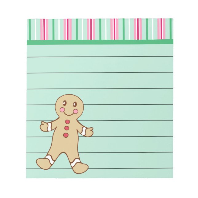 Bloc de notas de niño de jengibre (Frente)