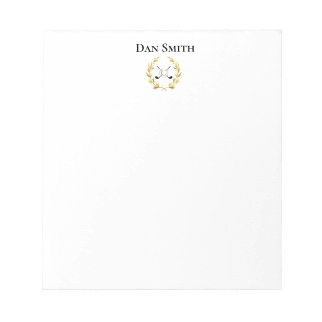 Bloc de notas de nombre personalizado (Frente)