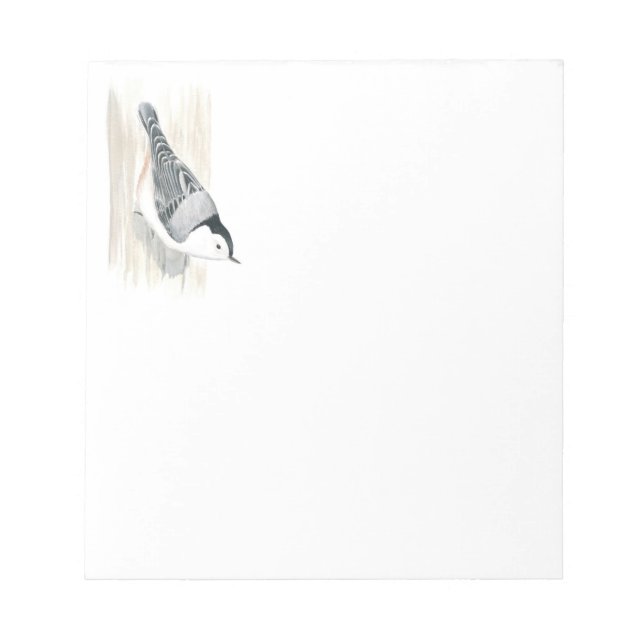 Bloc de notas de nuthatch de pecho blanco (Frente)