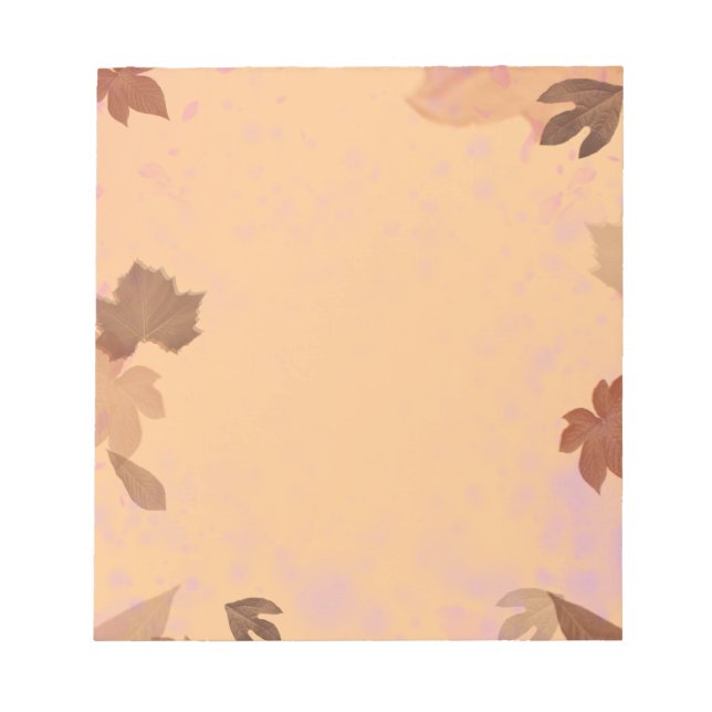 Bloc de notas de otoño (Frente)