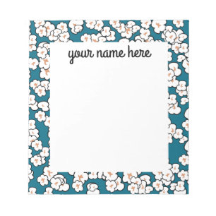 Bloc de notas de palomitas personalizado