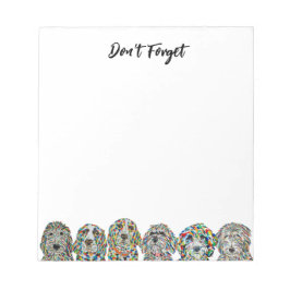 Bloc de notas de perros pequeños