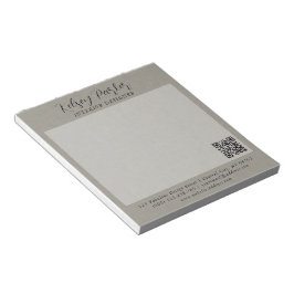 Bloc de notas de Personalizable de textura de tela