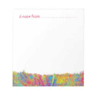 Bloc de notas de Personalizado de Art Edge con abs