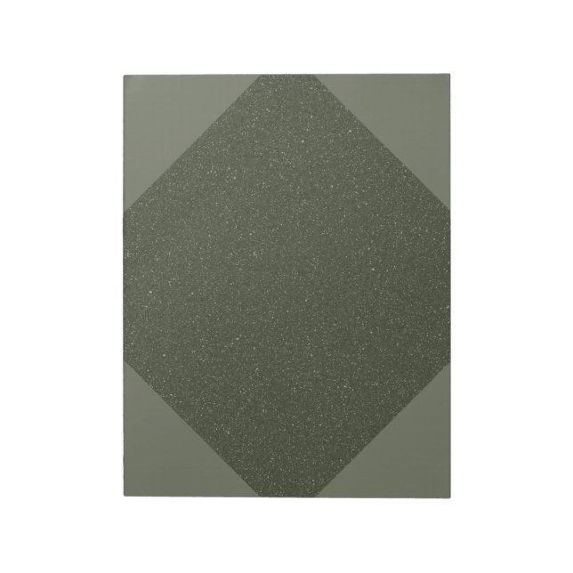 Bloc de notas de Personalizado geométrico Moss Gre (Lado Izquierdo)