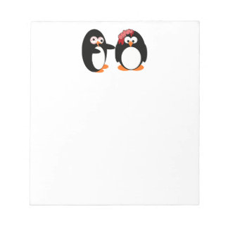 Bloc de notas de pingüino zombie