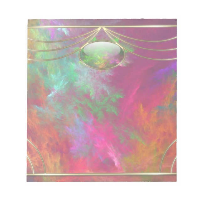 Bloc de notas de profundidad de coral (Frente)