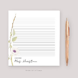 Bloc de notas de regalo para profesores de adormid