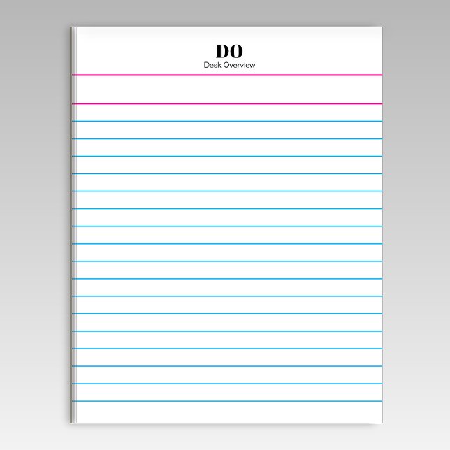 Bloc de notas de reglas extra anchas con monograma (Subido por el creador)