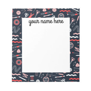 Bloc de notas de Seamstress personalizado