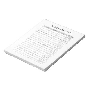 Bloc de notas de seguimiento de gastos