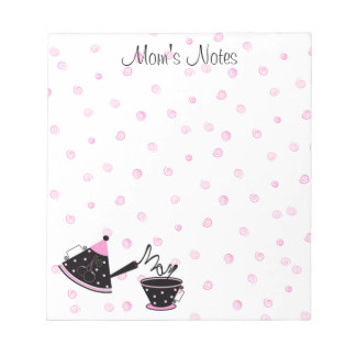 Bloc de notas de té de mamá
