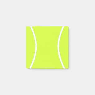Bloc de notas de Tennis Ball Player o Coach Post-i