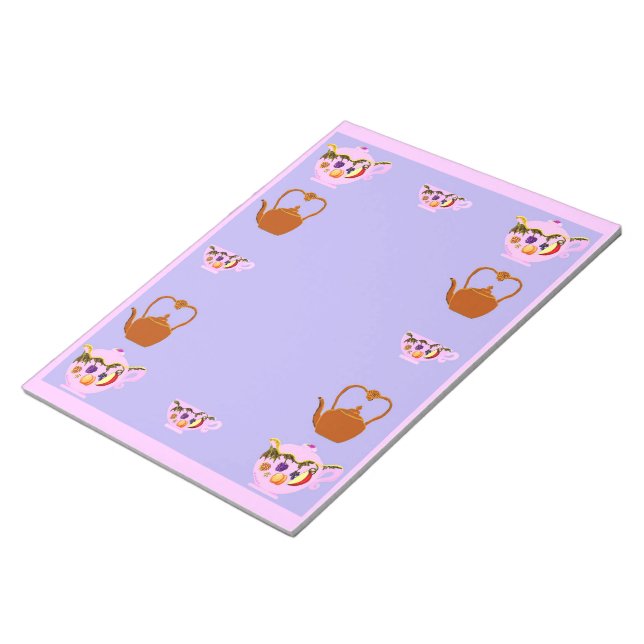 Bloc De Notas De Tetera, De Taquettle Y De Tetera (Lado Derecho)