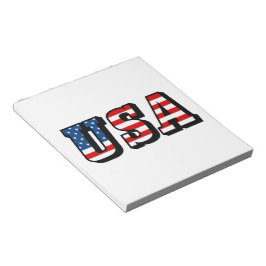Bloc de notas de texto de la bandera de Estados Un