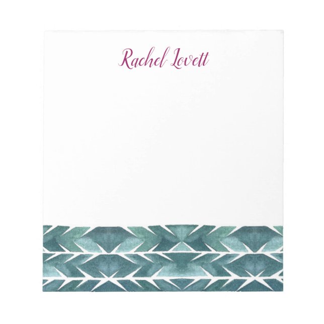 Bloc de notas de textura de cactus verde (Frente)