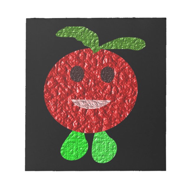 Bloc de notas de tomate feliz (Frente)