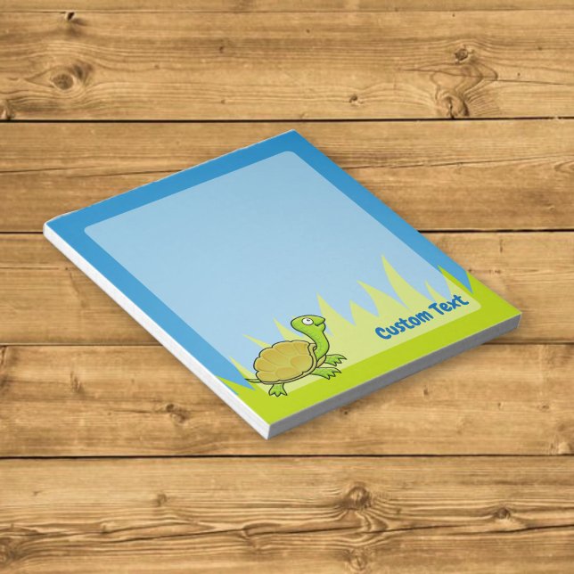 Bloc de notas de Tortuga de Dibujos Animados (Subido por el creador)