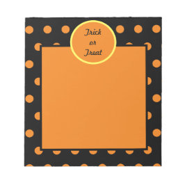 Bloc de notas de trucos o tratados (negro y Naranj