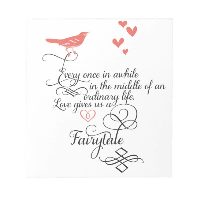 Bloc De Notas De vez en cuando en una vida ordinaria. (Frente)