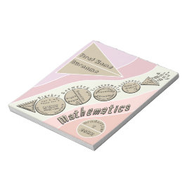 Bloc De Notas De Vuelta A Las Matemáticas