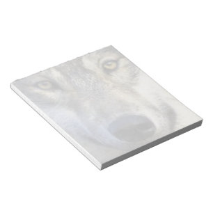 Bloc de notas de Wolf face 5.6x6"